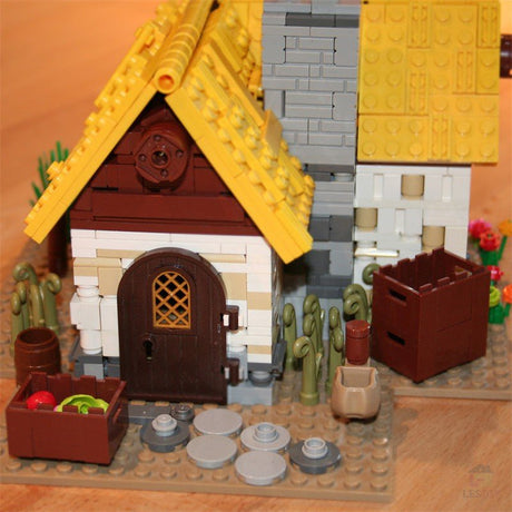 MOC - 58003 Mittelalterliches Bauernhaus - LesDiy - Klemmbausteine