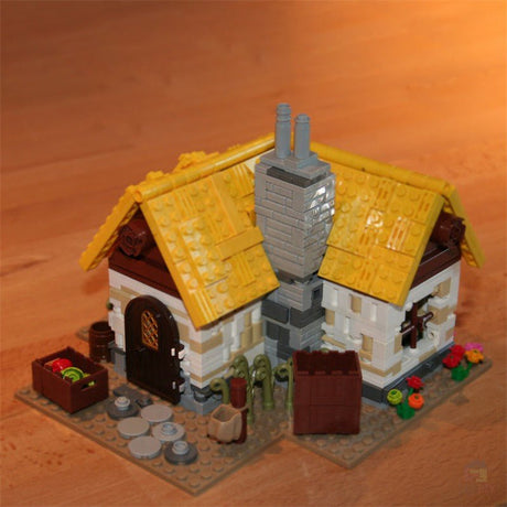 MOC - 58003 Mittelalterliches Bauernhaus - LesDiy - Klemmbausteine
