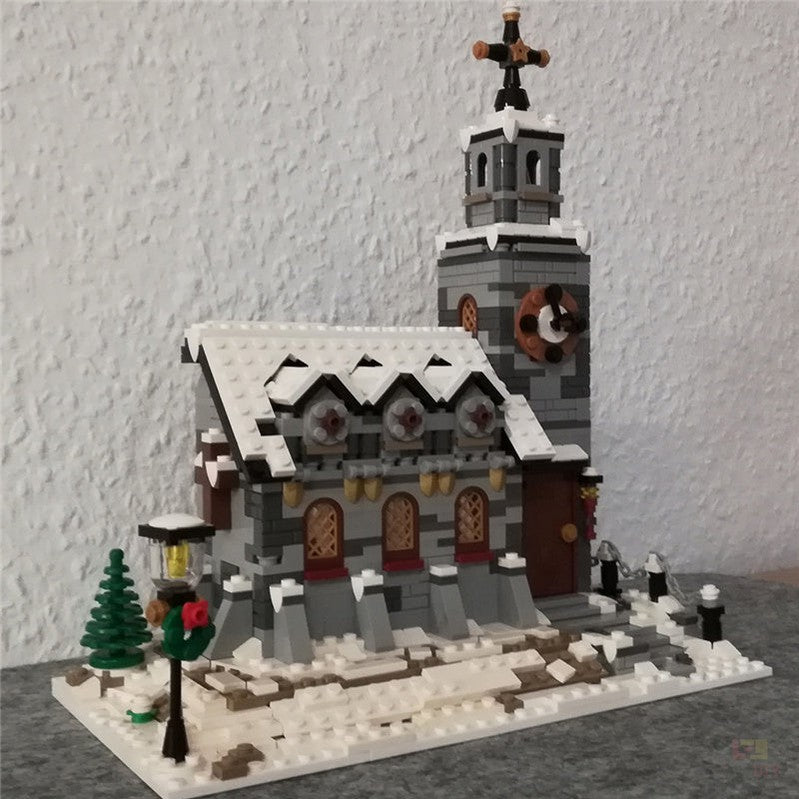 MOC - 58208 Kleine Winterkirche - LesDiy - Klemmbausteine