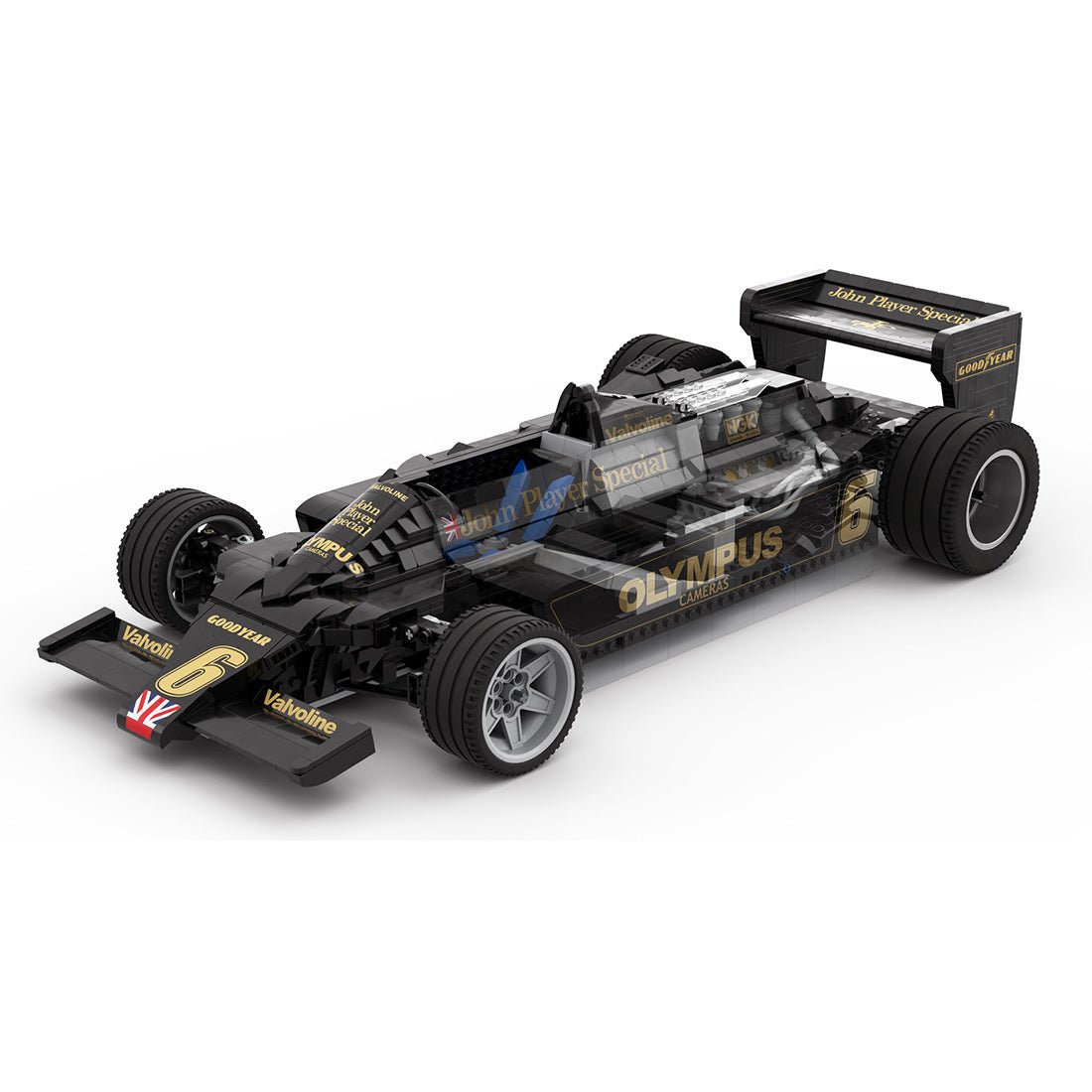 MOC - 58335 Lotus 79 - scale 1:8 Klemmbausteine - LesDiy - Klemmbausteine