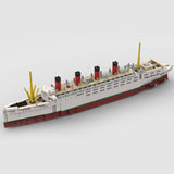 MOC - 59185 RMS Mauretania Bausteinboot Klemmbausteine - LesDiy - Klemmbausteine