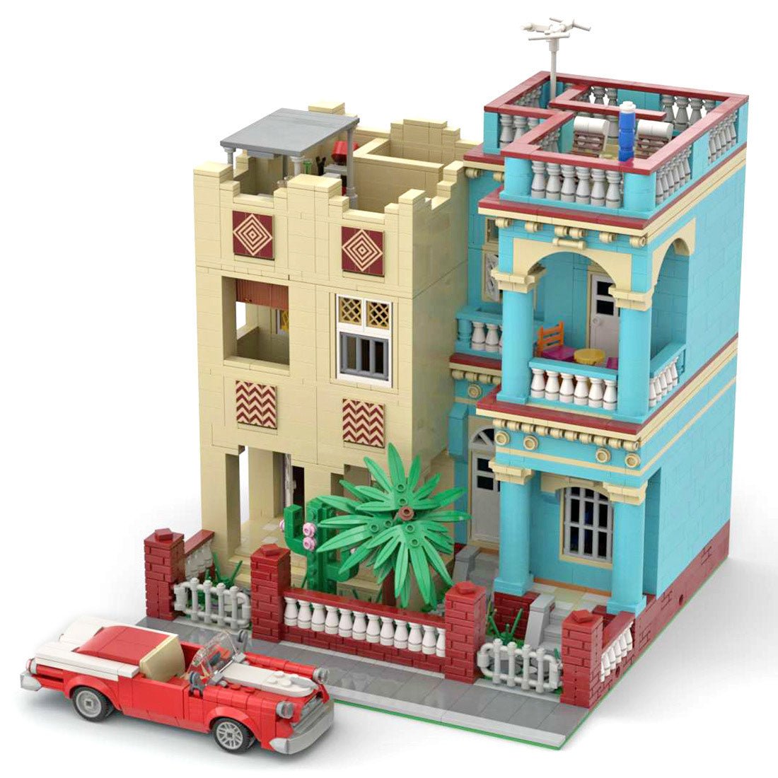 MOC - 60270 Havana Haus Klemmbausteine - LesDiy - Klemmbausteine