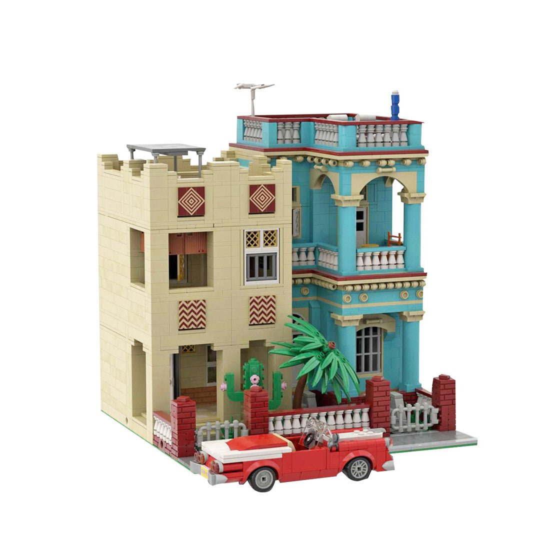 MOC - 60270 Havana Haus Klemmbausteine - LesDiy - Klemmbausteine