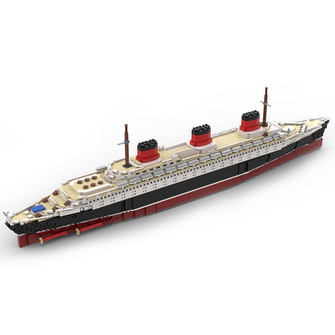 MOC - 61595 SS Normandie Bausteinboot Klemmbausteine - LesDiy - Klemmbausteine