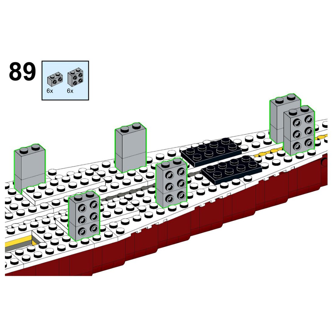 MOC - 61595 SS Normandie Bausteinboot Klemmbausteine - LesDiy - Klemmbausteine