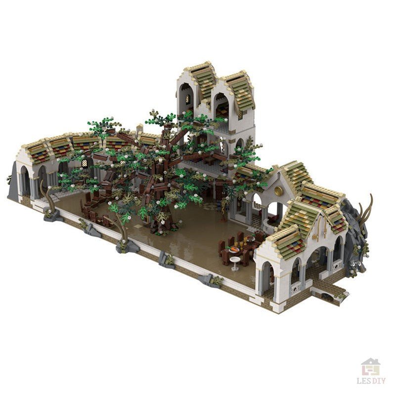 MOC - 62284 Rivendell Klemmbausteine - LesDiy - Klemmbausteine