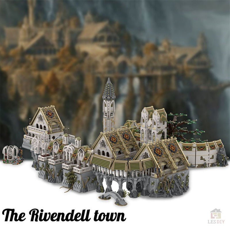 MOC - 62284 Rivendell Klemmbausteine - LesDiy - Klemmbausteine