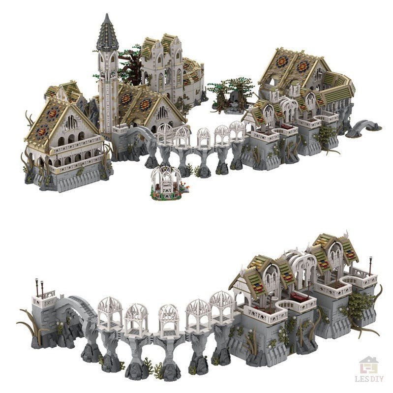 MOC - 62284 Rivendell Klemmbausteine - LesDiy - Klemmbausteine