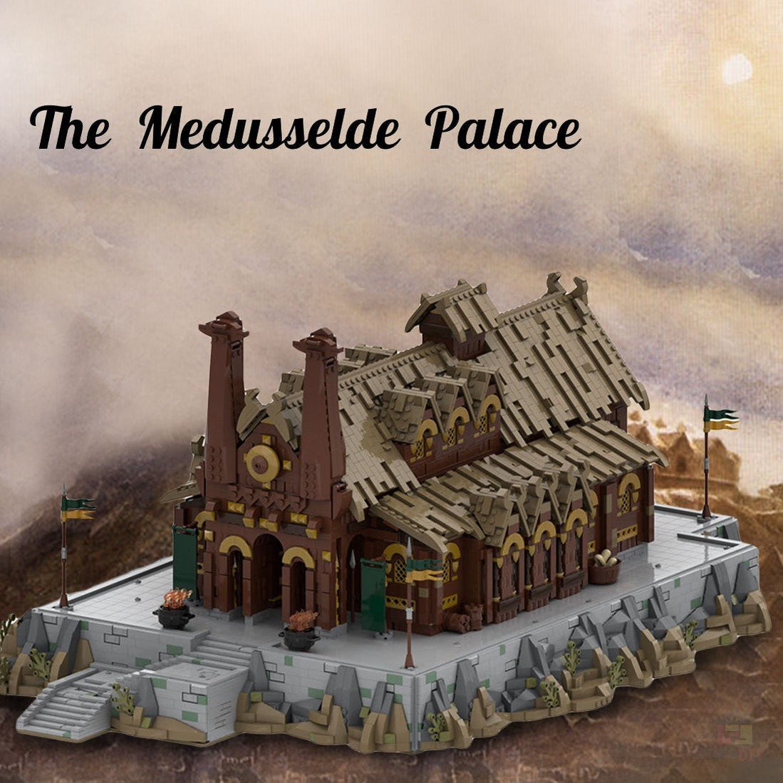 MOC - 62288 The Medusselde Palace Klemmbausteine - LesDiy - Klemmbausteine