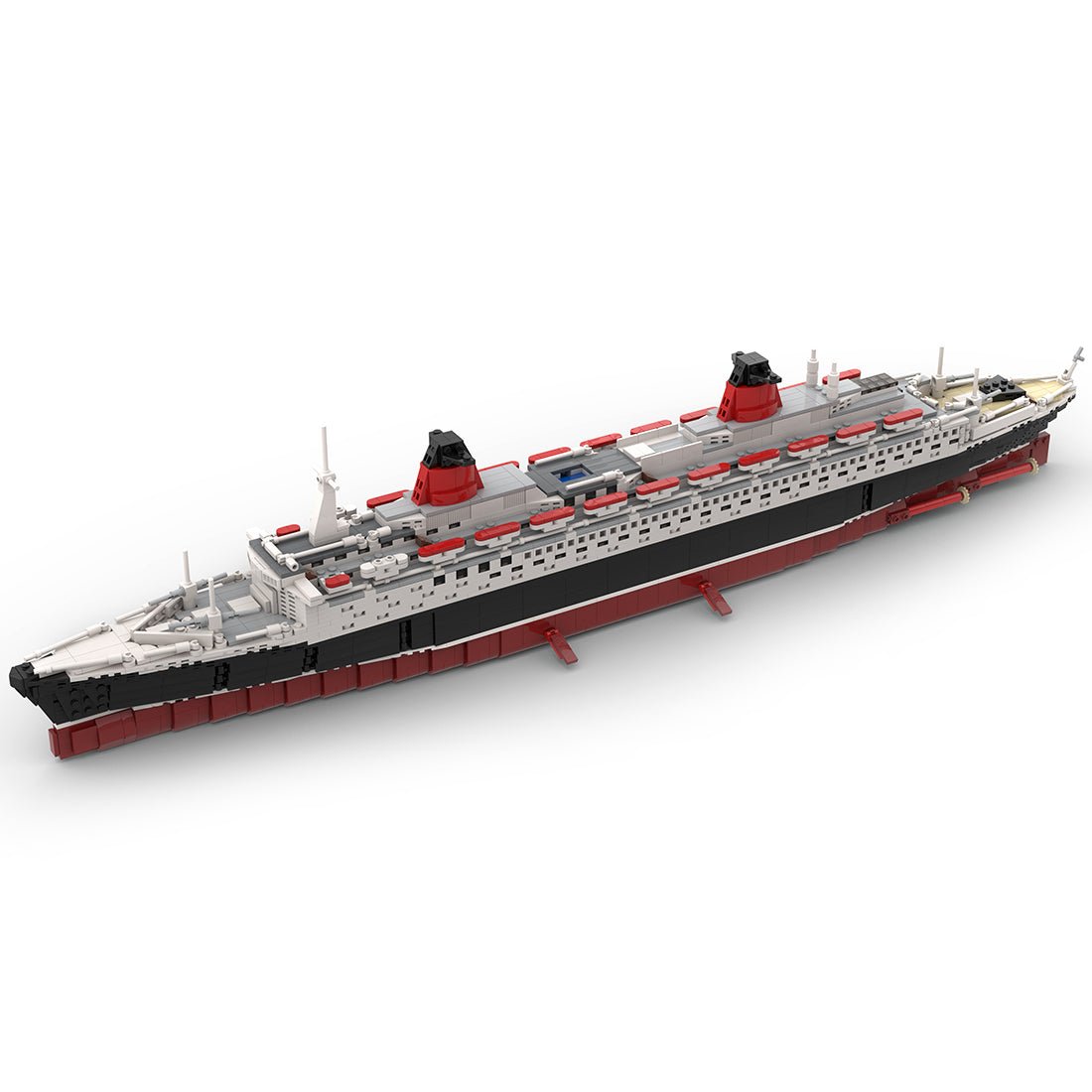 MOC - 62291 SS France Bausteinboot Klemmbausteine - LesDiy - Klemmbausteine