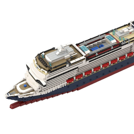 MOC - 64406 MS Koningsdam Bausteinboot Klemmbausteine - LesDiy - Klemmbausteine