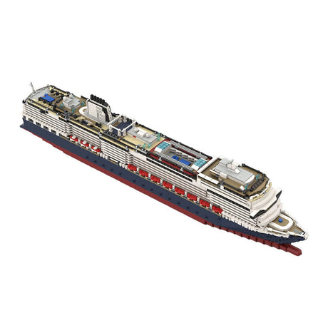 MOC - 64406 MS Koningsdam Bausteinboot Klemmbausteine - LesDiy - Klemmbausteine