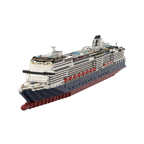 MOC - 64406 MS Koningsdam Bausteinboot Klemmbausteine - LesDiy - Klemmbausteine