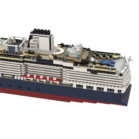 MOC - 64406 MS Koningsdam Bausteinboot Klemmbausteine - LesDiy - Klemmbausteine