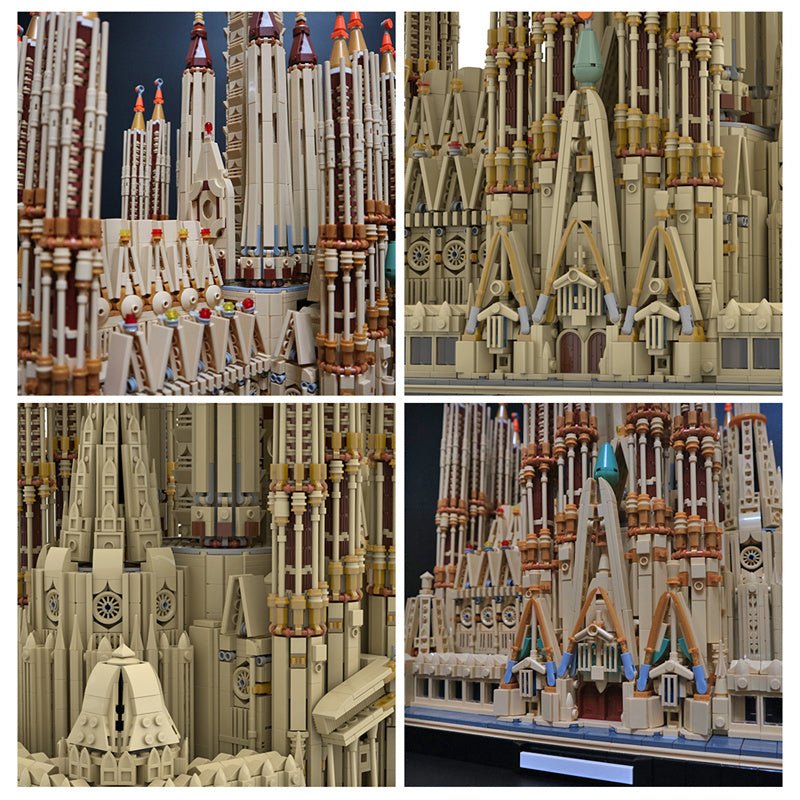 MOC - 65795 Sagrada Familia Klemmbausteine - LesDiy - Klemmbausteine