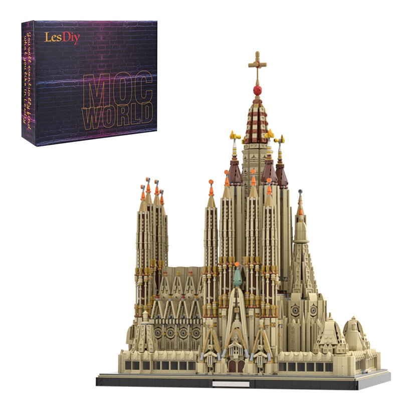 MOC - 65795 Sagrada Familia Klemmbausteine - LesDiy - Klemmbausteine