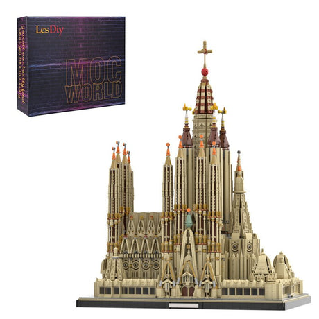 MOC - 65795 Sagrada Familia Klemmbausteine - LesDiy - Klemmbausteine