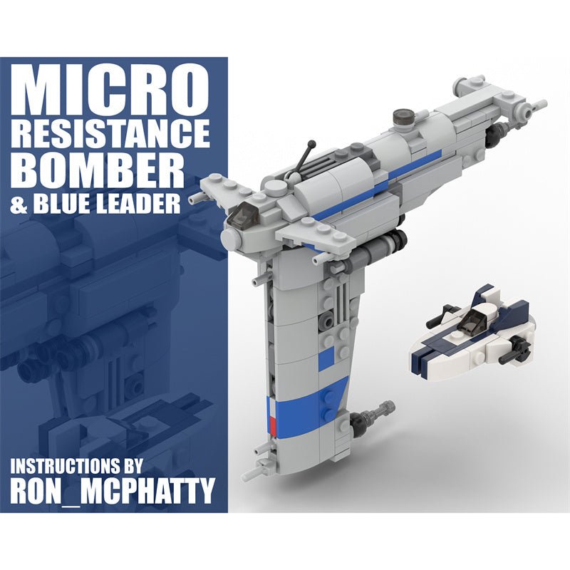 MOC - 66320 Widerstands Bomber - LesDiy - Klemmbausteine