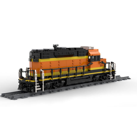 MOC - 66357 BNSF SD28P (Refreshed) Klemmbausteine - LesDiy - Klemmbausteine