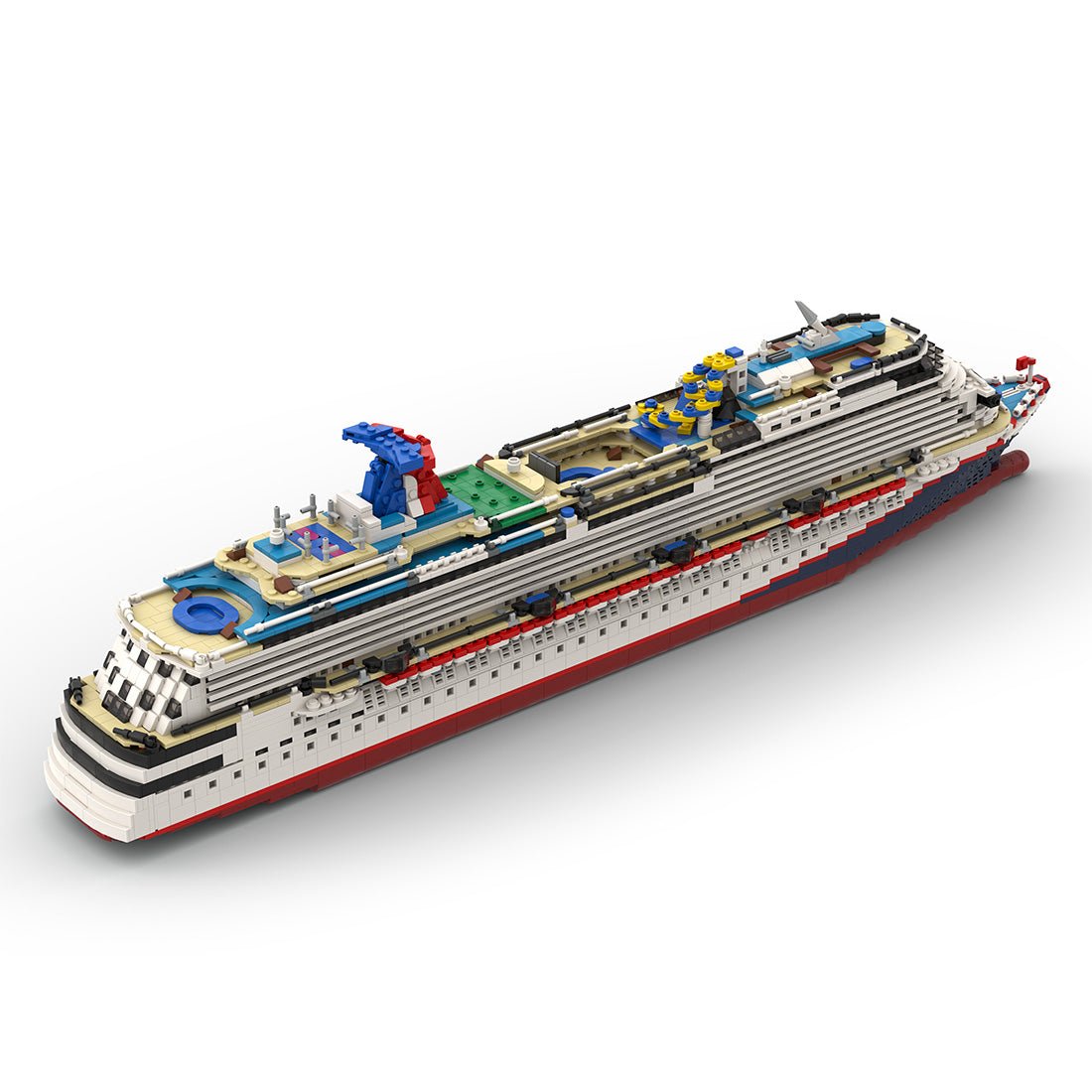 MOC-67085 Carnival Dream building block boat clamping blocks - LesDiy