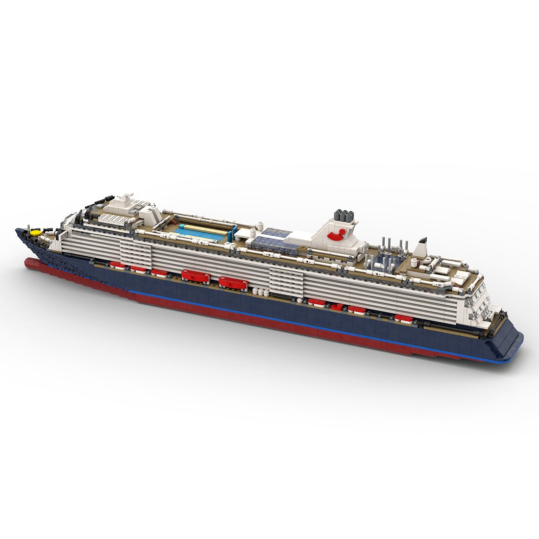 MOC - 68011 Mein Schiff 3 Klemmbausteine - LesDiy - Klemmbausteine