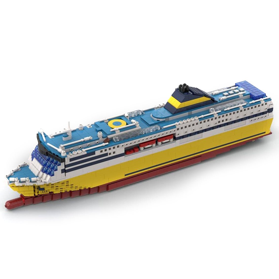 MOC - 69159 Lota Bausteinboot Klemmbausteine - LesDiy - Klemmbausteine