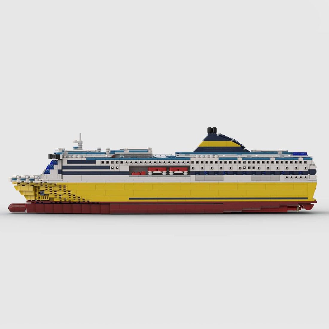 MOC - 69159 Lota Bausteinboot Klemmbausteine - LesDiy - Klemmbausteine