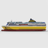 MOC - 69159 Lota Bausteinboot Klemmbausteine - LesDiy - Klemmbausteine