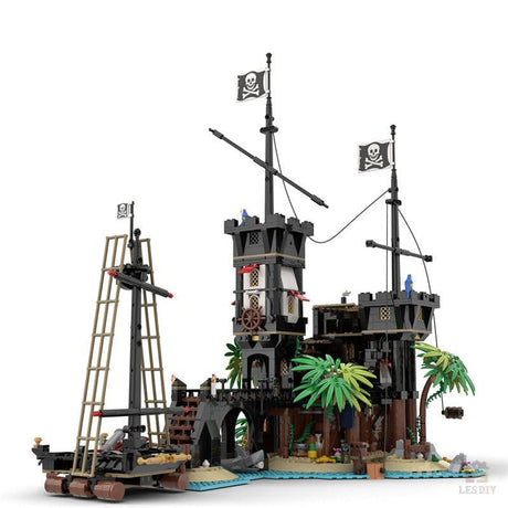 MOC - 69306 Piratenfestung Klemmbausteine - LesDiy - Klemmbausteine