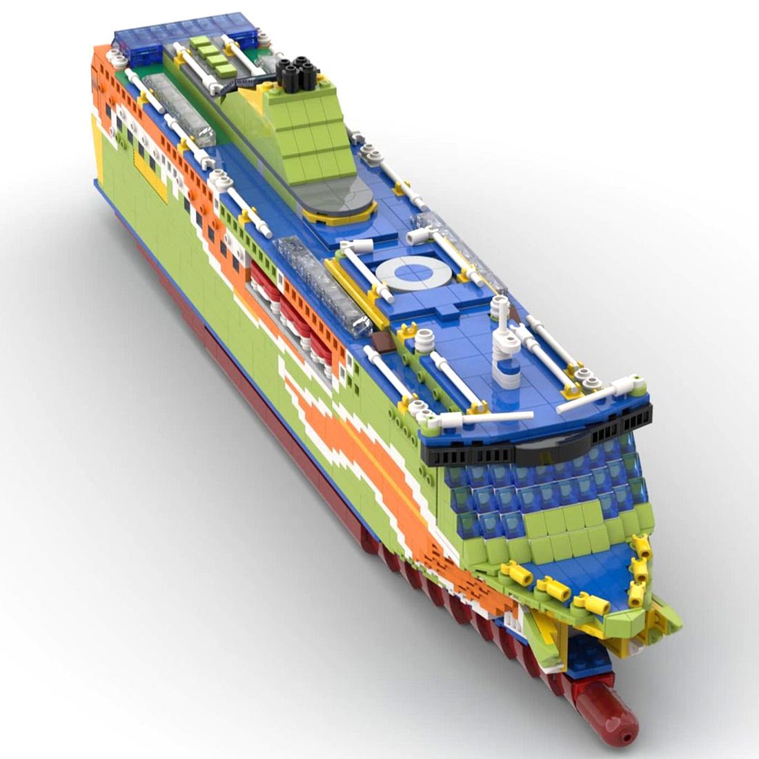 MOC - 69561 Superstar Bausteinboot Klemmbausteine - LesDiy - Klemmbausteine