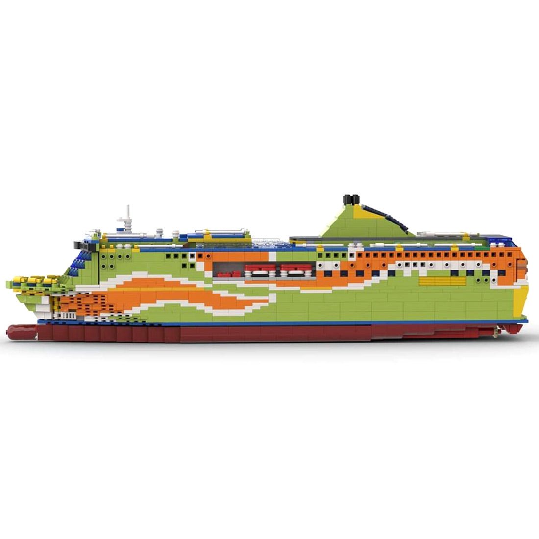 MOC - 69561 Superstar Bausteinboot Klemmbausteine - LesDiy - Klemmbausteine