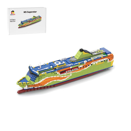 MOC - 69561 Superstar Bausteinboot Klemmbausteine - LesDiy - Klemmbausteine