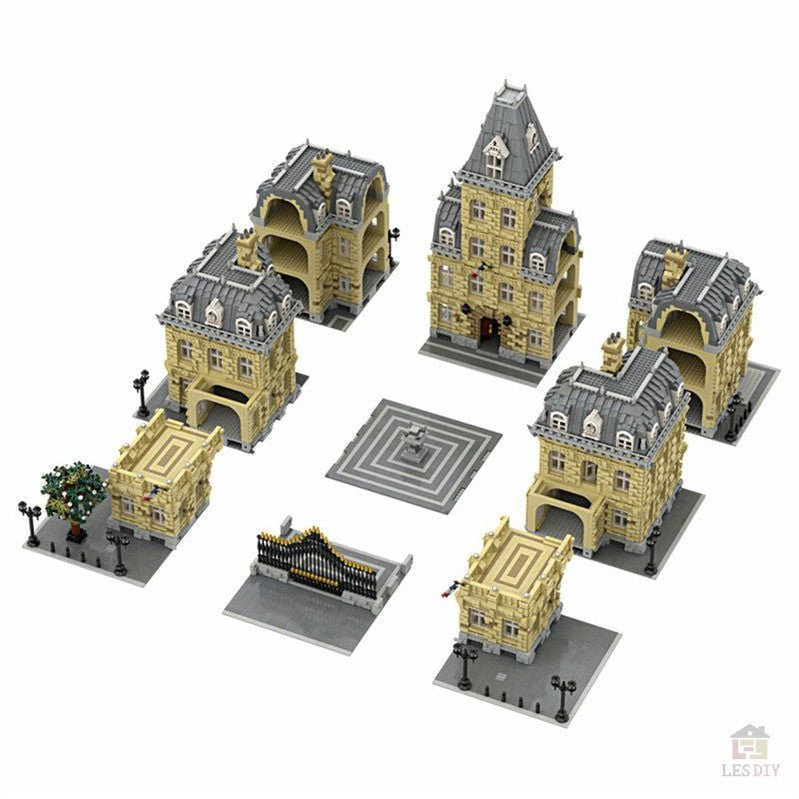 MOC - 70573 Französischer Palast 10 Jähriges Jubiläum - LesDiy - Klemmbausteine