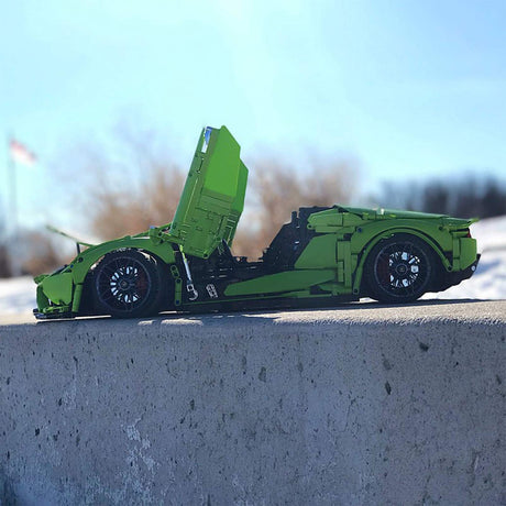 MOC - 72491 Lamborghini Huracan Evo Spyder Klemmbausteine - LesDiy - Klemmbausteine