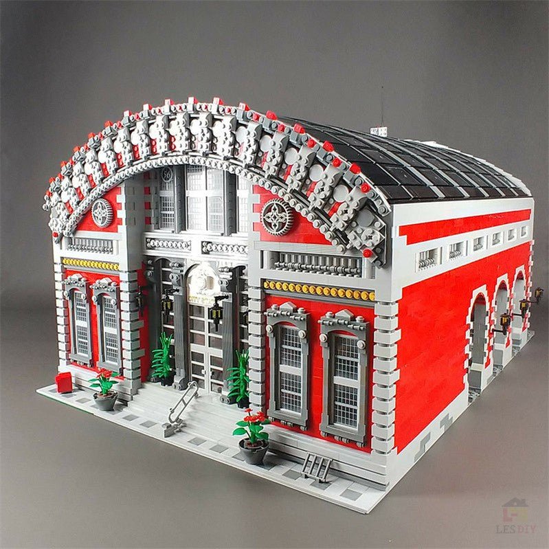 MOC - 72682 Der Bahnhof - LesDiy - Klemmbausteine