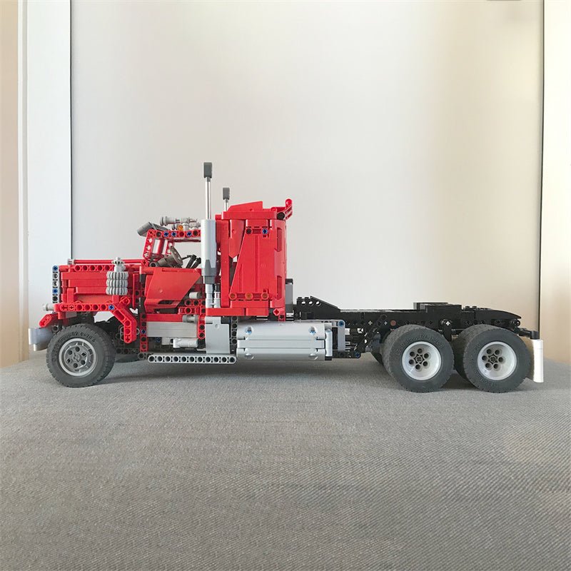 MOC - 72820 Manis Roter Ferngesteuerter LKW Klemmbausteine - LesDiy - Klemmbausteine