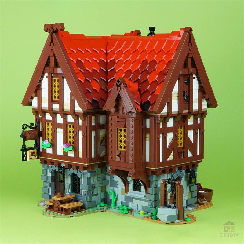 MOC - 72838 Mittelalter Taverne - LesDiy - Klemmbausteine