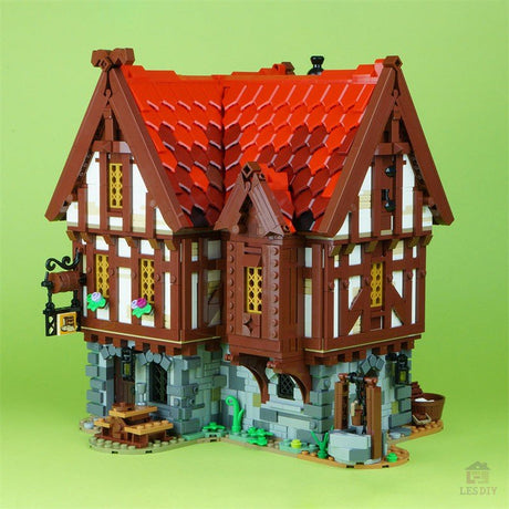 MOC - 72838 Mittelalter Taverne - LesDiy - Klemmbausteine