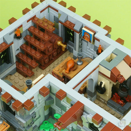 MOC - 72838 Mittelalter Taverne - LesDiy - Klemmbausteine