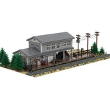 MOC - 72906 Large Train Station Klemmbausteine - LesDiy - Klemmbausteine