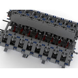 MOC - 73232 V16 - Dieselmotor Klemmbausteine - LesDiy - Klemmbausteine