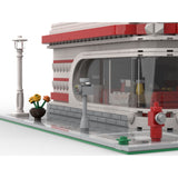 MOC - 74851 Frank's Corner Diner Klemmbausteine - LesDiy - Klemmbausteine
