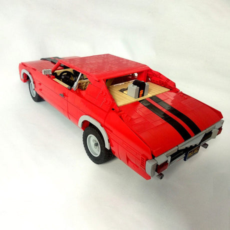 MOC - 75243 1/10 Scale Chevrolet Chevelle SS 1970 Klemmbausteine - LesDiy - Klemmbausteine