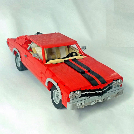 MOC - 75243 1/10 Scale Chevrolet Chevelle SS 1970 Klemmbausteine - LesDiy - Klemmbausteine