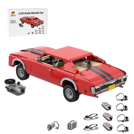 MOC - 75243 1/10 Scale Chevrolet Chevelle SS 1970 Klemmbausteine - LesDiy - Klemmbausteine