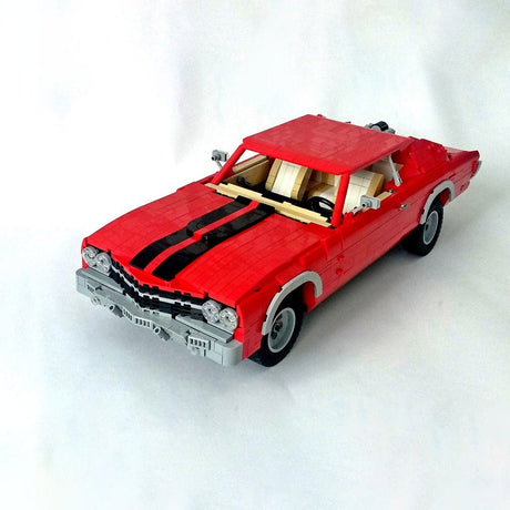 MOC - 75243 1/10 Scale Chevrolet Chevelle SS 1970 Klemmbausteine - LesDiy - Klemmbausteine
