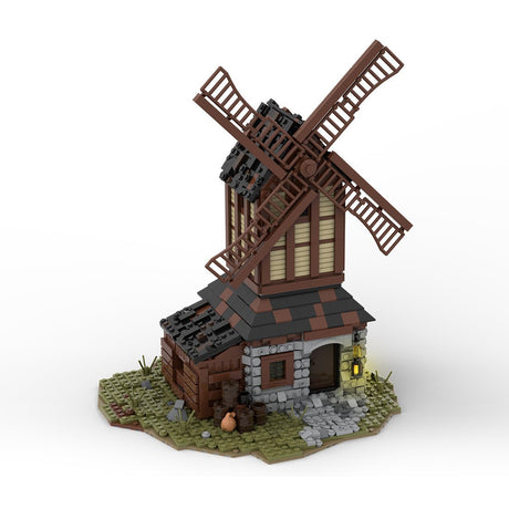 MOC - 76464 MOC Medieval Mill Klemmbausteine - LesDiy - Klemmbausteine