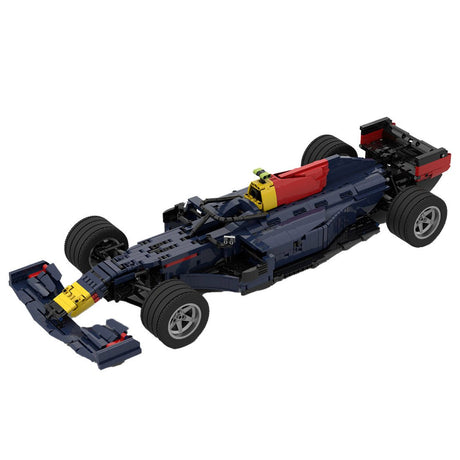 MOC - 76717 RB16B 1:8 Racing Car Scale (Detailed Edition) Formula Circuit Sports Car Modeling - LesDiy - Klemmbausteine