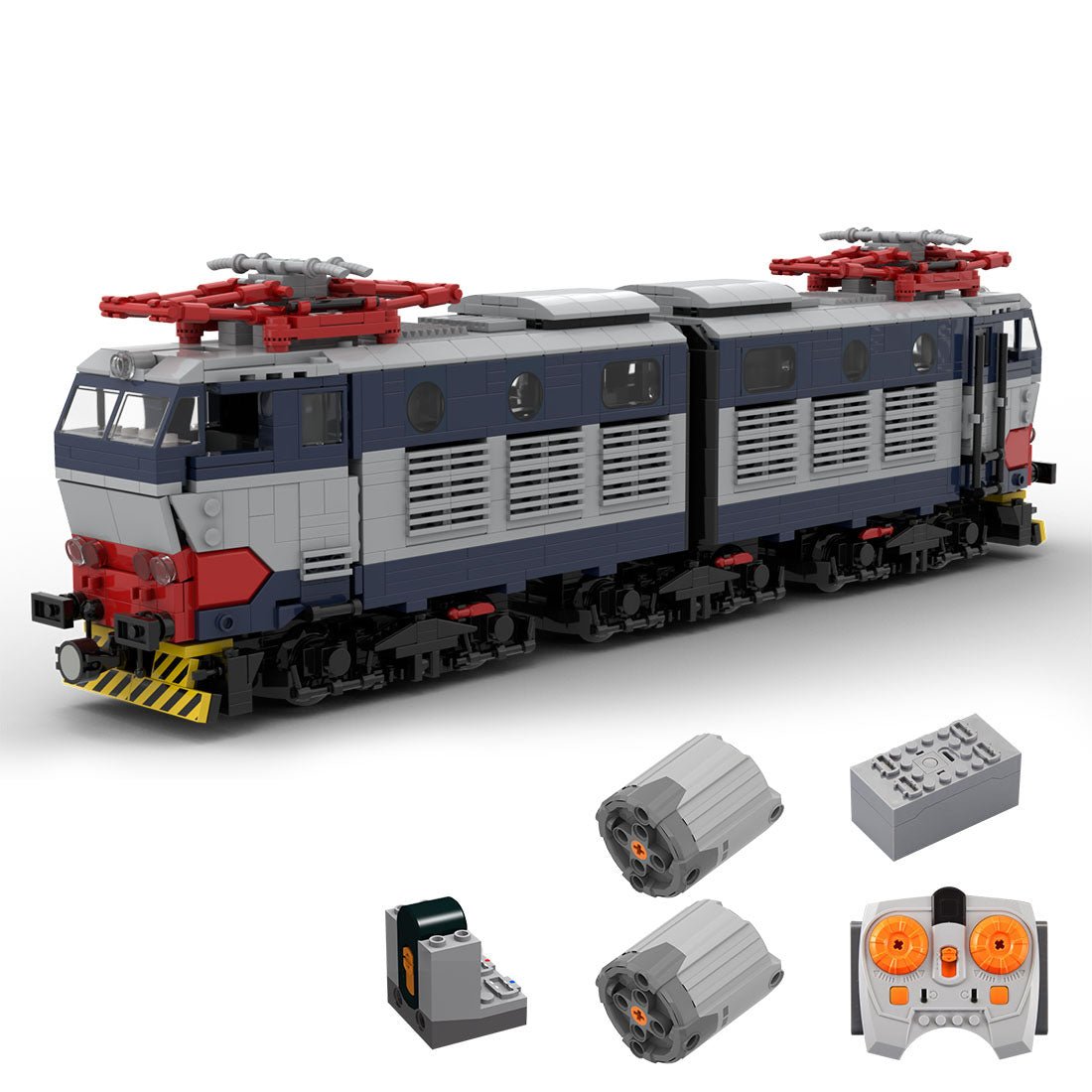 MOC - 77095 FS E656 Klemmbausteine - LesDiy - Klemmbausteine