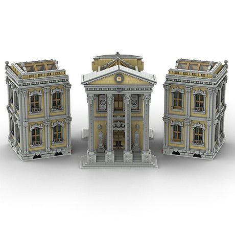 MOC - 77106 Das Gerichtsgebäude (Keine Aufkleber Enthalten) Klemmbausteine - LesDiy - Klemmbausteine